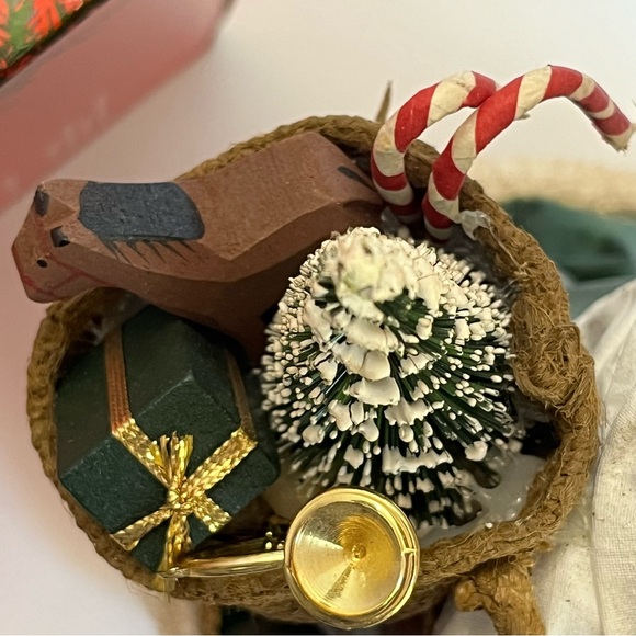 Clothtiques Possible Dreams 1988 Toy Sack Santa Green Robe 713042 Santa Figurine - Picture 15 of 16